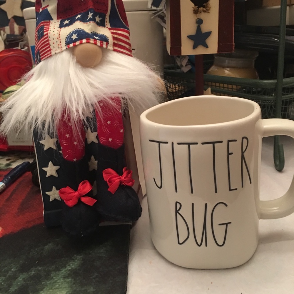 Rae Dunn mug jitter bug